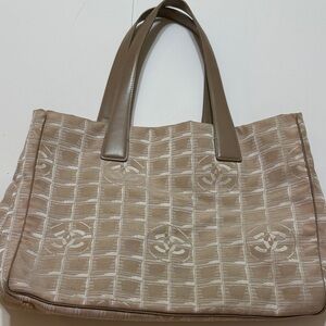 Chanel Elegant Tan Designer Tote Bag